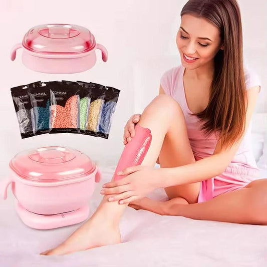 Silicone Wax Heater | Portable and Easy-to-Use Electric Waxing Heater Machine with Lid for Gentle Hair Removal | Wax Heater for Waxing for Women | Non-Stick Wax Warmer