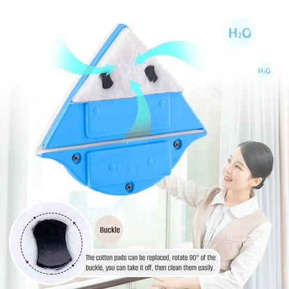 Magnetic Window Cleaner – Double-Sided Glass Cleaning Tool with Strong Magnets | Window Wiper & Squeegee for Home Use