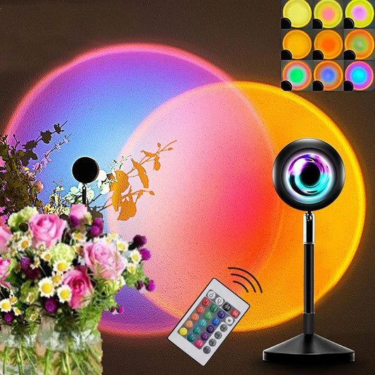 Sunset Lamp With Remote Control