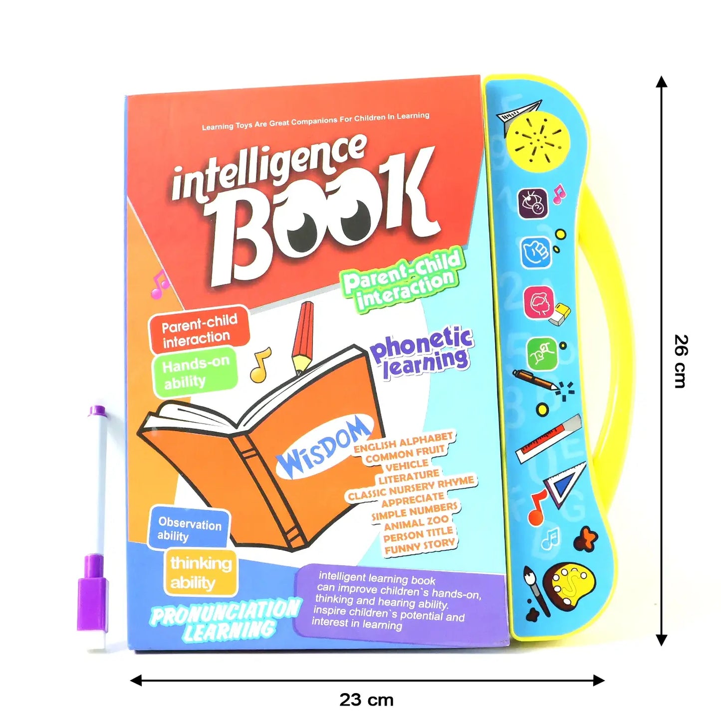 Kids Intelligence Learning Book - Interactive English Word Book for Kids